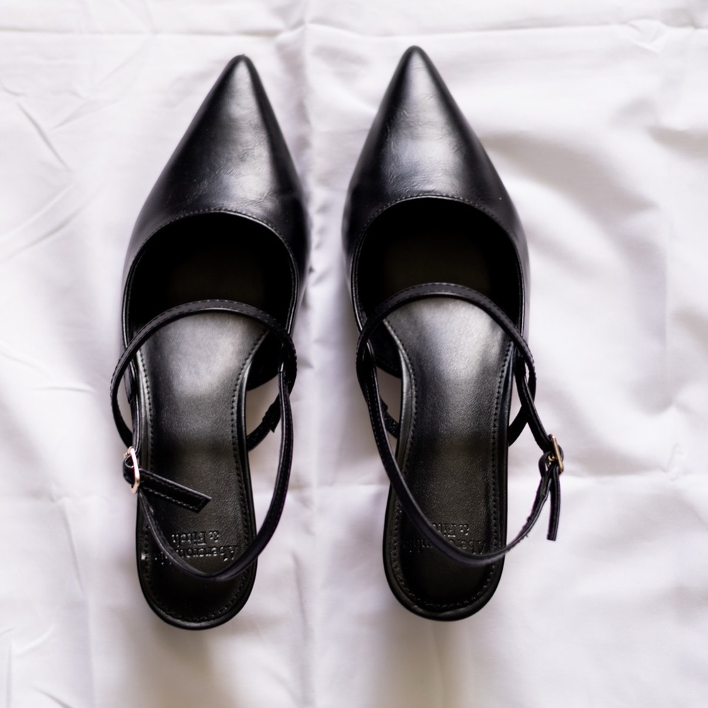 Abercrombie & Fitch Black Heeled Shoes